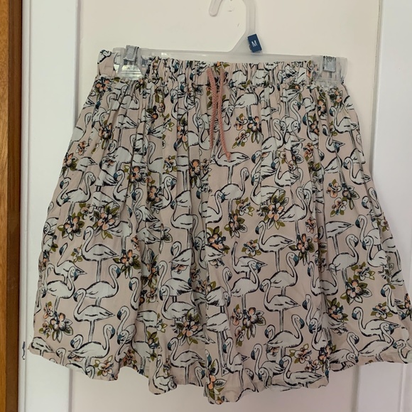 Kids cute Flamingo motif skirt - Picture 1 of 8
